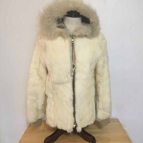 Vintage designer fur coat rabbit - Picture 4 of 8